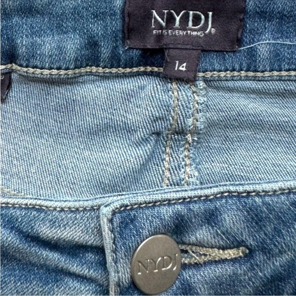 NYDJ Blue Denim Mini Skirt - Picture 6 of 12